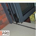 Anti Aging Aluminium Folding Windows , Outdoor Horizontal Folding Windows lowes