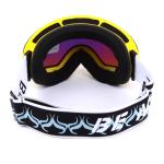 Low Profile Mirrored Ski Goggles UV400 Protection Quick Lens Replacement