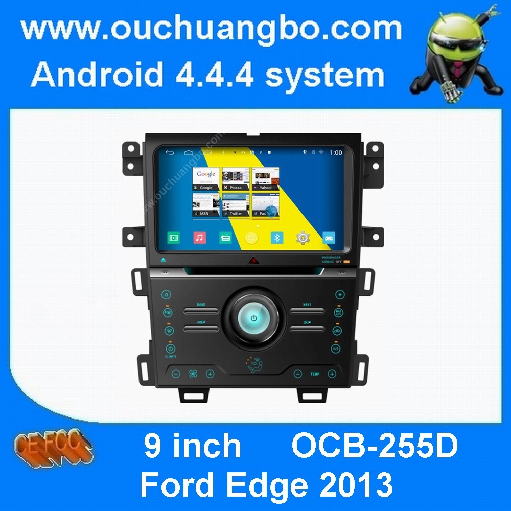 Ouchuangbo car DVD gps for S160 Ford Edge 2013 with BT quad core canbus android 4.4 system