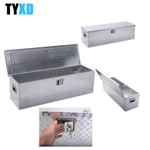 China Silver Aluminum Metal Storage Tool Box Customizable car / trailer cabinet factory