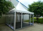 Big Wedding Luxury Camping Tent Waterproof Square Roll Up Windows With Mosquito