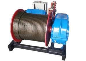 China Material Lifting Construction 10t Wire Rope Winch factory