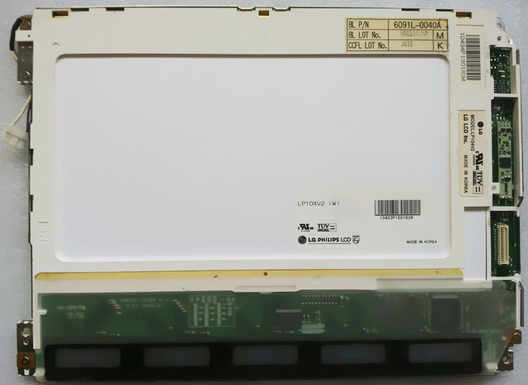 LP104V2-W 10.4 Inch 31 Laptop LG TFT Display 70/70/45/50 (Typ.)(CR≥10)