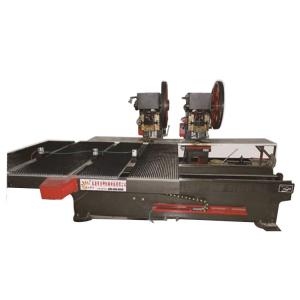 China One feeder, two single-head CNC punches for Enamel inner tank production line factory