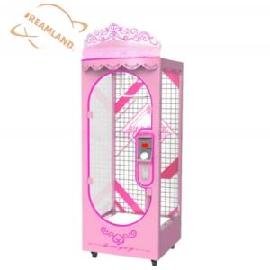 China Dreamland factory coin operated cut ur prize vending machine bill acceptor ICT pink date big toys game machine factory