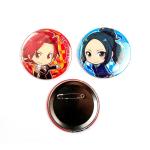 Emblem / Lapel Pin Promotional Button Badge With Safety Pin For Marathon