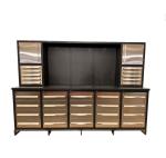 Powder Coat Steel Finish Heavy Duty Stainless Steel Workbench Garage Cabinets