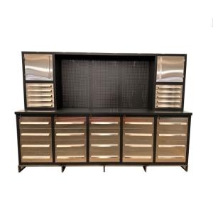 China Stainless Rolling Workbench Cold Rolled Steel Plate Tool Cabinet for Workshop Storage factory