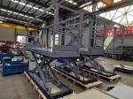 Hydraulic Electric Lift Table Powered Stationary Scissor Lifts with Handrail and