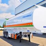 TITAN 3 Axle 42000 liters Diesel Water Oil Fuel Tanker Trailer for Sale in DR