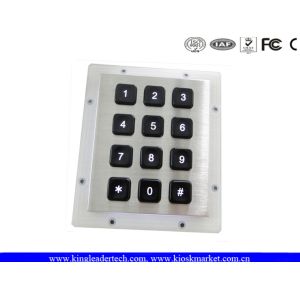 Rugged Water-proof Vandal-proof Keypad with 12 Back-lit Keys Ideal for Dark