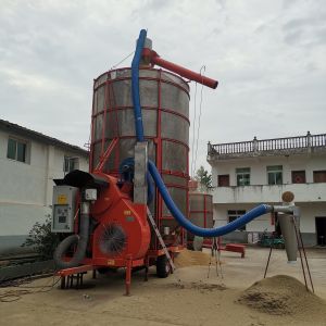 China 27 Tons Per Batch of Intelligently Controlled Mobile Dryer on sale