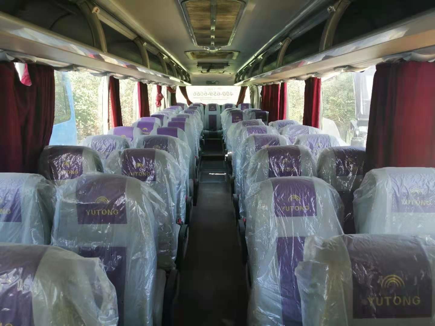 55 Seats Used Yutong ZK6127H Bus Used Coach Bus 2011 Year New Seats Diesel Engine RHD In Good Condition