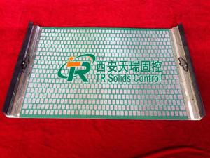 China Hook Strip Flat Screen Shale Shaker Screen Stainless Steel Wire Cloth Layers factory