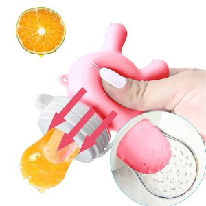Anti Slip Silicone Food Teether Odorless Reusable Eco Friendly