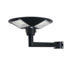 China 120w 200w ufo power all in one solar garden light lifepo4,outdoor pathway yard black solar garden light decorative factory