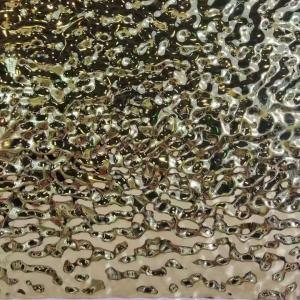 China 304 Watershed Flower Panel Levha Ayna Killer Levha Rose Gold SUS304 Stainless Steel Sheet factory