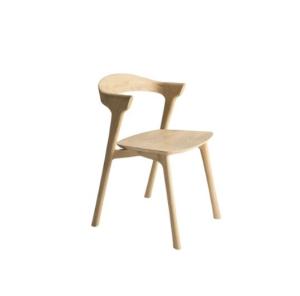 China European Modern Style Solid Wood Dining Chair for Hotel Furniture in Ash Wood factory