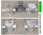 Pipeline carbon steel galvanized basket type sea water filter-carbon steel