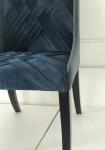 Beech wood Modern design blue velvet fabric upholstery dining chair,desk chair