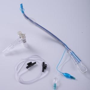 China Pre-Loaded Stylet PVC Endobronchial Tube Double Balloon Endobronchial Tubes factory