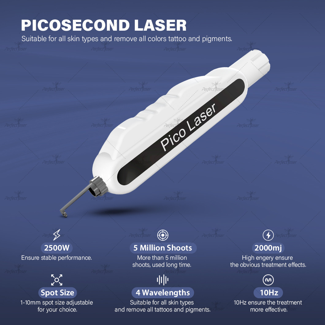 Pico + Diode laser Tattoo and Hair Removal Portable Big Power Best Result Beauty Machine
