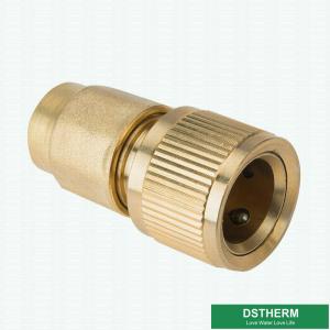 China Hydraulic Disconnect Quick Release Connector Coupling Brass Fittings Connector factory