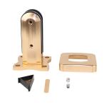 Simple Design Glass Clip Stair Baluster Laminated Fence Spigots for Balcony and