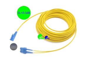 China 9 / 125μM Fiber Optic Patch Cables , 2.0mm Jacket OD Optical Patch Cord SC - E2000 factory