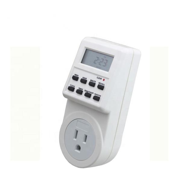 China New Plug-in Programmable Timer Switch Socket with Clock Summer Time Random Function factory