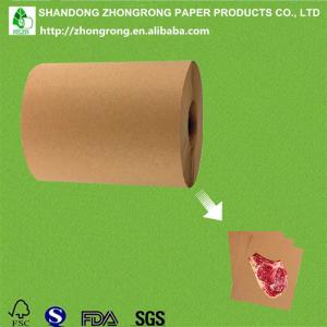 China PE coated kraft paper butcher paper roll factory