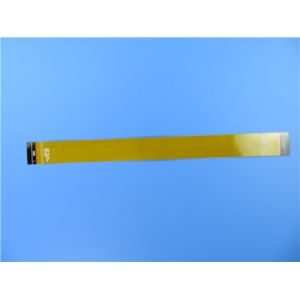 Dual Layer Flexible Printed Circuit Board on Polyimide With Yellow Mask and PI