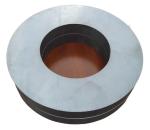 Permanent Circular Ferrite Ring Magnet High Magnetic D220*D100*25mm Y35