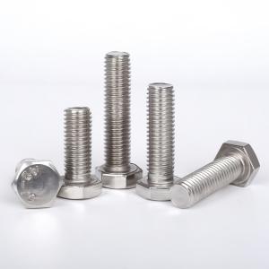 China High Strength Stainless Steel 201 Hexagonal Screws Polished Plain factory
