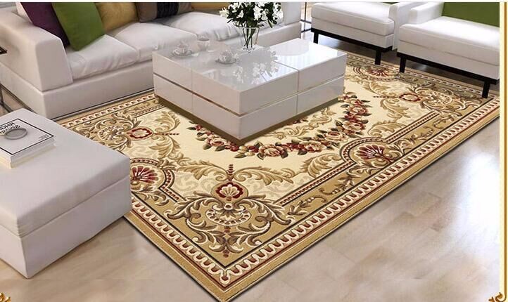 New Chinese style flower polypropylene wilton area rug