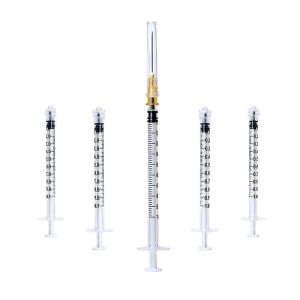 China Wholesale 1ml 5ml 10ml 20ml Vaccine Injection Disposable Syringe With Needle factory