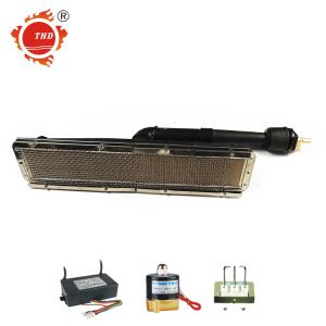 China Compact Powder Coating Oven Gas Burner NG LPG Tunnel Oven High Efficiency factory