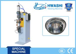 China Kitchen Utensils Pneumatic Spot Welding Machine 100mm Electrode Stroke 24000A factory