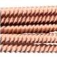 DELLOK 0.5mm Tube Wall Thickness Extruded Fin Tube for Powder Coating/