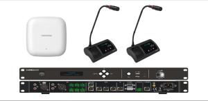 China VISSONIC 5G WiFi Wireless Conference Microphone ABS Material 2.0W factory