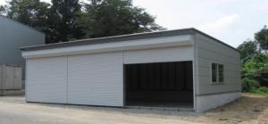China Movable Ligth Prefab Steel Garage Custom Baking Varnish Coating Easy Installed factory