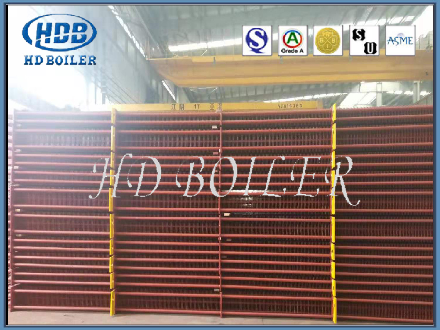 Heat Exchanger Carbon Steel Finned Tubes For Power Station Plant , ISO Certificate