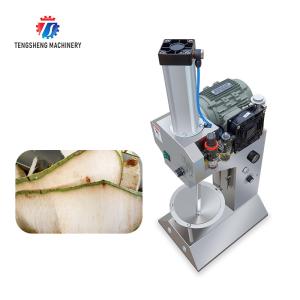 China Stainless Steel 220V Young Green Coconut Trimming Machine factory