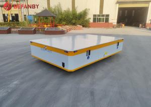 China Battery Power Trackless Transfer Cart Electric Flat Car Q235 factory