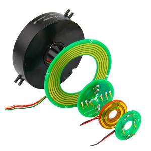 China 2 Circuits 5A Pancake Slip Ring with Precious Metal Contact factory