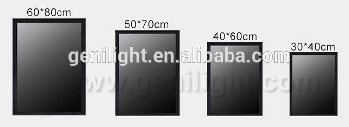 Genilight Tempered Glass or Acrylic LED Neon Sign for Indoor Chalk Board Illumination
