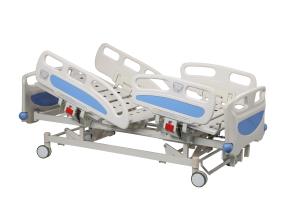 China Three Crank Manual Medical Equipment Beds Patient Bed For Home Nursing factory