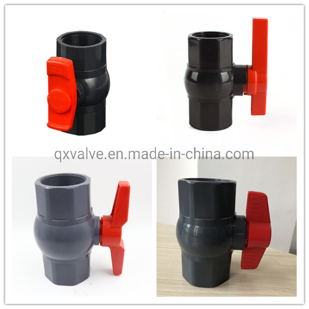 DIN Standard High Weight Plastic Valves UPVC Threaded Octagonal Ball Valve