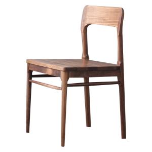 China Contemporary Solid Wood Chairs / Wooden Restaurant Chairs Without Armrest factory