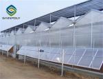 Hot Dipped Galvanized Steel 7.5m PC Sheet Greenhouse